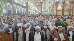 عزاداری زائران ایرانی در اولین پنجشنبه ماه ذی الحجه در حرم امام حسین(ع) 2