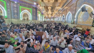 اولین دعای کمیل ماه ذی الحجه در خیمه گاه حسینی(ع) برگزار شد 2