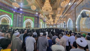 اولین دعای کمیل ماه ذی الحجه در خیمه گاه حسینی(ع) برگزار شد 2