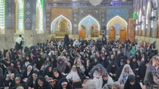 زائران سید‌الشهداء (ع) در خیمه‌گاه ندای این‌الطالب بِدَمِ الْمَقْتُولِ بِکَرْبَلاءَ سر دادند 2