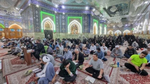 زائران سید‌الشهداء (ع) در خیمه‌گاه ندای این‌الطالب بِدَمِ الْمَقْتُولِ بِکَرْبَلاءَ سر دادند 2