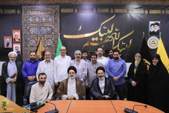  دیدار اعضای گروه اعزامی صداوسیما با سرپرست حجاج ایرانی 2