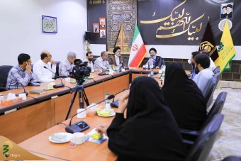  دیدار اعضای گروه اعزامی صداوسیما با سرپرست حجاج ایرانی 4