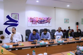  دیدار اعضای گروه اعزامی صداوسیما با سرپرست حجاج ایرانی 9