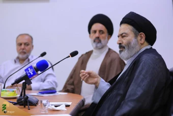  دیدار اعضای گروه اعزامی صداوسیما با سرپرست حجاج ایرانی 10