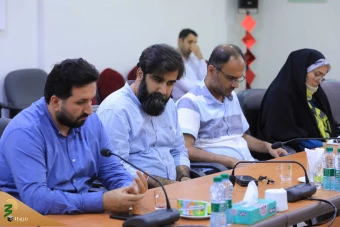  دیدار اعضای گروه اعزامی صداوسیما با سرپرست حجاج ایرانی 19
