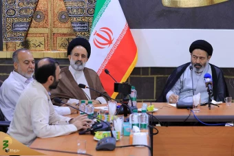  دیدار اعضای گروه اعزامی صداوسیما با سرپرست حجاج ایرانی 20