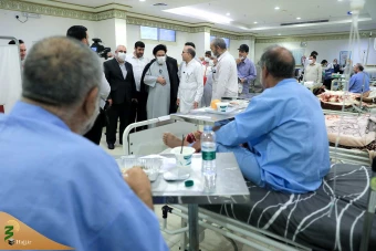 بازدید سرپرست حجاج ایرانی از بیمارستان مکه مکرمه 9