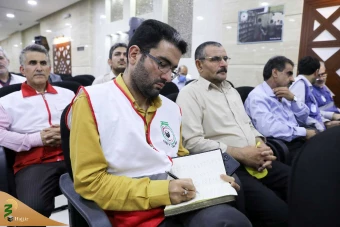 دیدار با زائران داوطلب همکاری با مرکز پزشکی 12