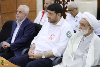 دیدار با زائران داوطلب همکاری با مرکز پزشکی 16