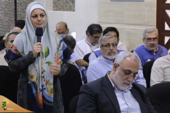 دیدار با زائران داوطلب همکاری با مرکز پزشکی 22