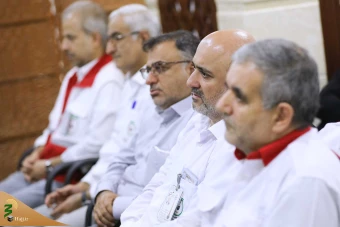 دیدار با زائران داوطلب همکاری با مرکز پزشکی 7