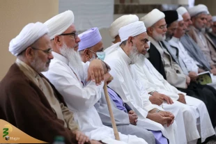 حجة الاسلام نواب في تجمع قوافل السنة: الشيطان و هوي النفس في مرصد اجر حج الزوار 4