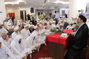 In Meeting With Sunni Caravan Pilgrims, Hojjat al-Islam Navvab: Satan Lurking to Deceive Pilgrims