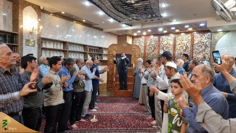 مراسم عزاداری زائران ایرانی در سوگ شهادت امام محمدباقر(ع) در سرداب حرم حضرت عباس(ع) 2