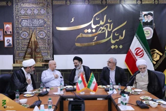 دیدار جانشین رئیس شعبه حج لبنان با سرپرست حجاج ایرانی 4