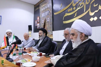 دیدار جانشین رئیس شعبه حج لبنان با سرپرست حجاج ایرانی 12