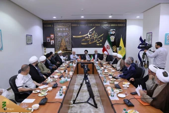 دیدار جانشین رئیس شعبه حج لبنان با سرپرست حجاج ایرانی 19