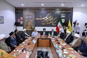 دیدار جانشین رئیس شعبه حج لبنان با سرپرست حجاج ایرانی 9