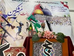 حجت الاسلام والمسلمین نواب در مراسم برائت از مشرکین:
«برائت از مشرکین» ریشه در تاریخ اسلام دارد/ رژیم صهیونیستی «دست» آمریکا برای جنایت است 2
