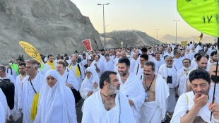 حرکت حجاج از مشعر به منا + گزارش تصویری 2