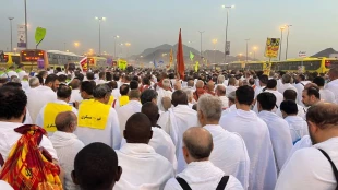 حرکت حجاج از مشعر به منا + گزارش تصویری 4