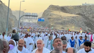 حرکت حجاج از مشعر به منا + گزارش تصویری 11