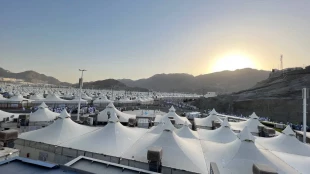 حجاج در سرزمین منا + گزارش تصویری 5