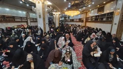 برگزاری دعای پرفیض عرفه در سرداب حرم حضرت عباس(ع) 2