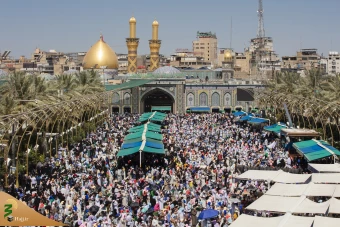 دعای عرفه در جوار حرم سیدالشهدا(ع)  2
