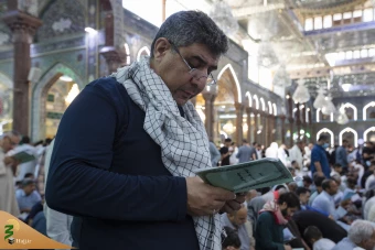 دعای عرفه در جوار حرم سیدالشهدا(ع)  4