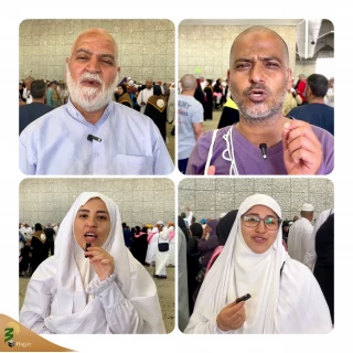 گفتگوی تصویری با تعدادی از حجاج  در رمی جمرات + فیلم