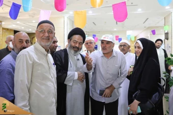دیدار صمیمی سرپرست حجاج ایرانی با زائران کشورمان در مکه مکرمه _ 6 24