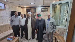 دیدار مسئول دفتر نمایندگی بعثه در عراق با سید جعفر الموسوی  3