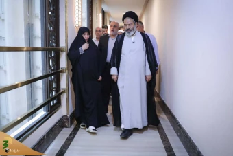 دیدار صمیمی سرپرست حجاج ایرانی با زائران کشورمان در مکه مکرمه _ 7 6