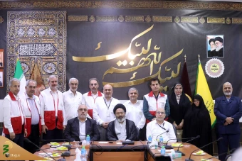 دیدار با مسئولان مرکز پزشکی حج و زیارت 14