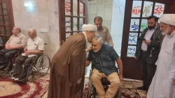 دیدارمسئول دفترنمایندگی بعثه رهبری از کاروان جانبازان اعزامی به عتبات عالیات 4