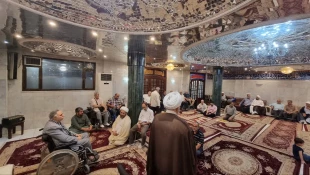دیدارمسئول دفترنمایندگی بعثه رهبری از کاروان جانبازان اعزامی به عتبات عالیات 7