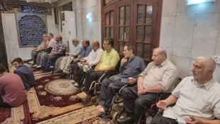 دیدارمسئول دفترنمایندگی بعثه رهبری از کاروان جانبازان اعزامی به عتبات عالیات 8