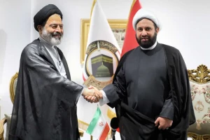 رحب رئيسا بعثة الحجاج الايرانيين و العراقين برفع مستوى التعاون