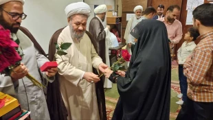به مناسبت عید غدیر خم ویژه‌ برنامه مطلع عشق برای زوج‌های جوان در کربلای معلی برگزار شد 6