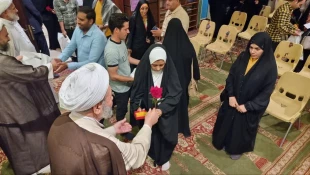 به مناسبت عید غدیر خم ویژه‌ برنامه مطلع عشق برای زوج‌های جوان در کربلای معلی برگزار شد 7