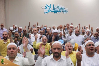 نخستین مراسم دعای کمیل زائران ایرانی بعد از ایام تشریق 3