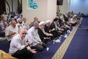 نخستین مراسم دعای کمیل زائران ایرانی بعد از ایام تشریق 7