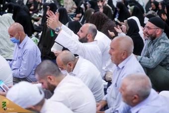نخستین مراسم دعای کمیل زائران ایرانی بعد از ایام تشریق 21