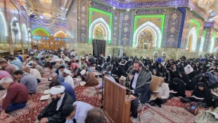 دعای کمیل زائران ایرانی حرم حسینی در شب عیدغدیرخم 7