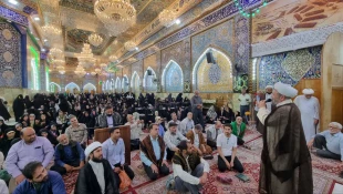 دعای کمیل زائران ایرانی حرم حسینی در شب عیدغدیرخم 10