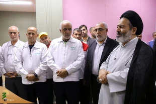 بازدید مسئولان حوزه حج و زیارت از آشپزخانه ابوجدایل  در مکه 10