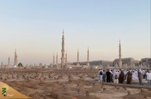 حال و هوای قبرستان بقیع در روز عید غدیر + فیلم و عکس 8