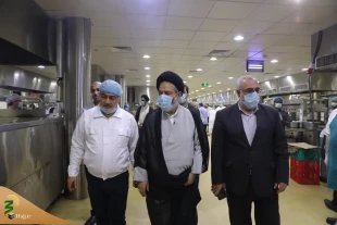 بازدید مسئولان حوزه حج و زیارت ازبزرگترین آشپزخانه پخت غذای حجاج ایرانی در مکه+فیلم 4